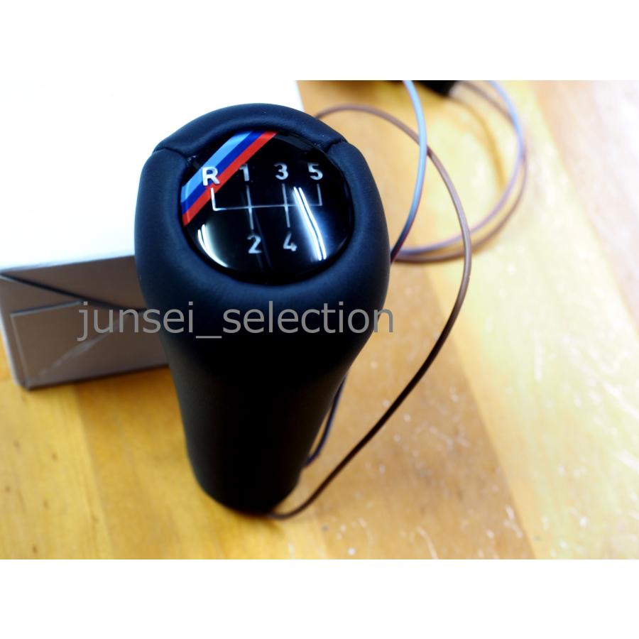 BMW 純正 E30 E36 E46 Z3 E34 M5 5速MT用 イルミネーション レザーシフトノブ M3B 320i Z3 Mロードスター Mクーペ 旧タイプ レトロ | BMW