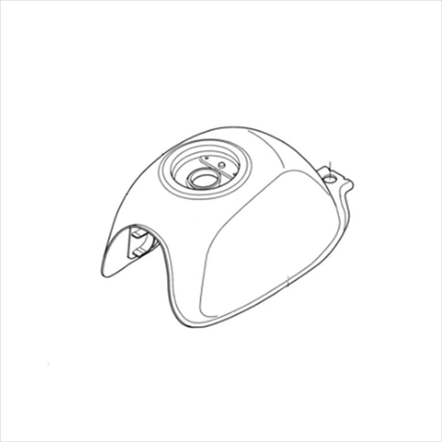 ホンダ（HONDA） ホンダHONDA MONKEY125 JB03 ガソリンタンク ブラック