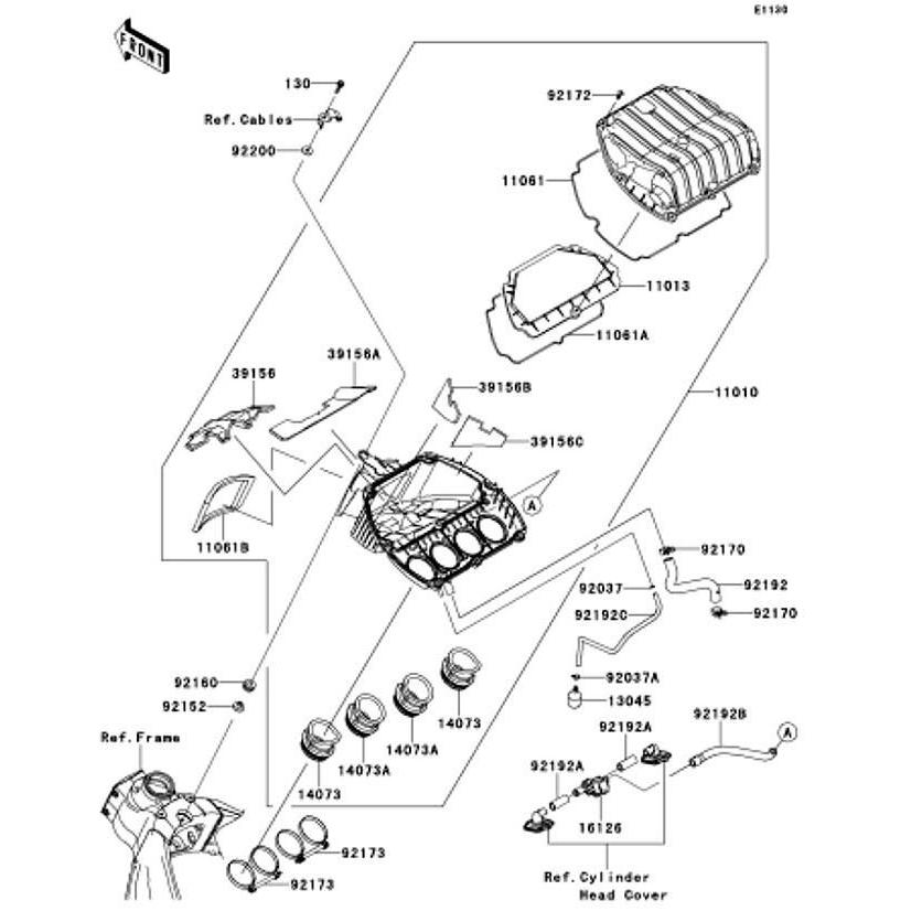 カワサキ（Kawasaki） 純正部品 92192-0851 チューブ、12X17