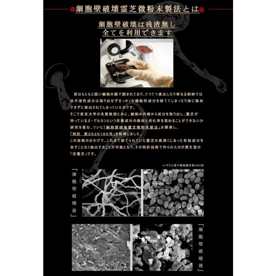 サプリメント 日本製 JUNSEIDO 潤生堂 活霊芝 かつれいし 健康食品 霊芝 粉末 1ヶ月分 花粉症 ギフト JUNSEIDO 潤生堂 活霊芝 かつれいし 最短 3営業日以内発送_6