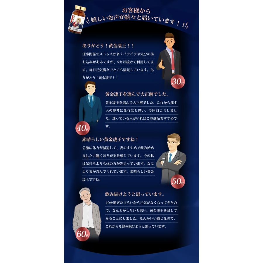 サプリメント 日本製 JUNSEIDO 潤生堂 黄金凄王 おうごんすおう 男性