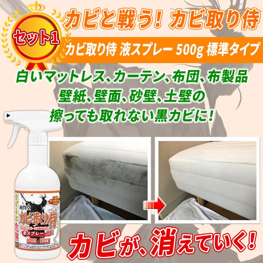 【大掃除品】ガンプラセット① 純閃堂 カビ 大掃除 侍セット /カビ取り侍液スプレー標準タイプ