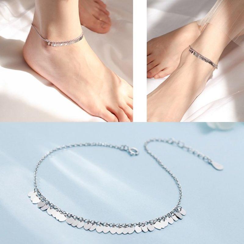 リーフタッセル アンクレット ブレスレット シルバー スパンコール 華奢 大人可愛い レディース Anklet0010 Juns Store アクセサリー 雑貨 通販 Yahoo ショッピング