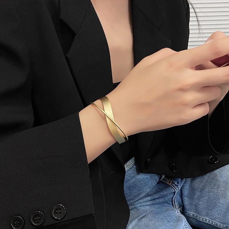 バングル ダブルライン ブレスレット シンプル レディース バングル ダブルライン ブレスレット シンプル レディース