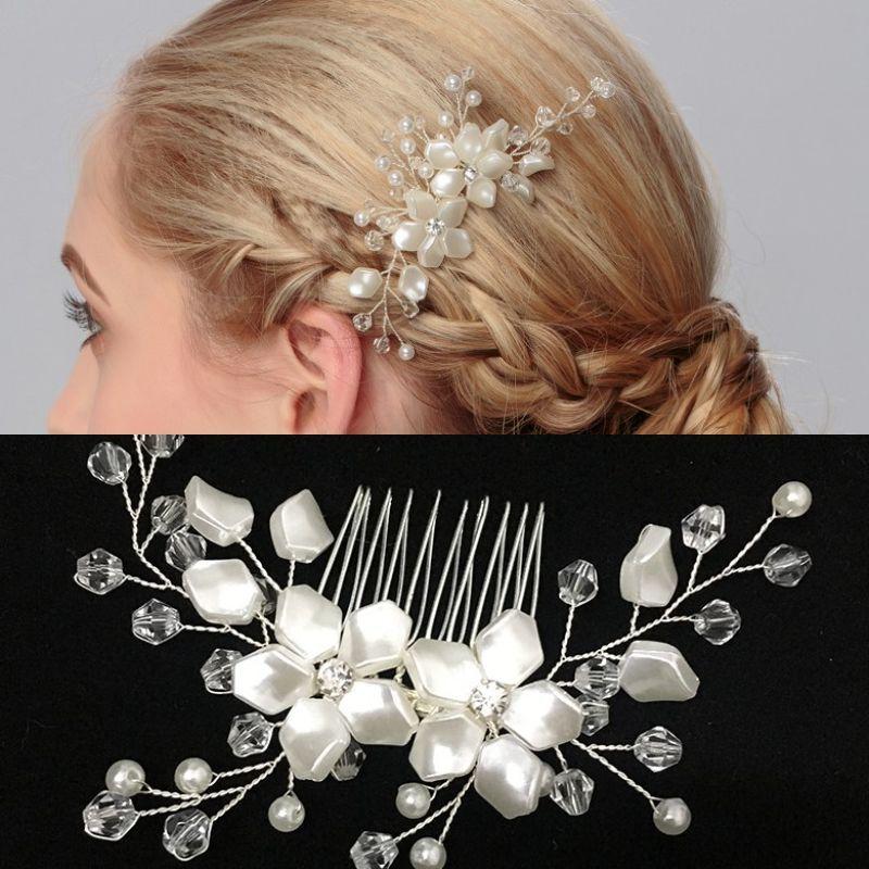 髪飾り かんざし パールフラワー コーム 和装 洋装 結婚式 着物 成人式 卒業式 パーティ ヘアアクセサリー 振袖 留袖 髪留め 浴衣 花 白 シルバー ゴールド Hairaccessory0047 Juns Store アクセサリー 雑貨 通販 Yahoo ショッピング