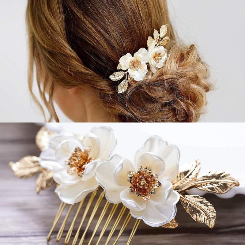 髪飾り かんざし 白 花 結婚式 成人式 卒業式 和装 洋風 着物 留袖