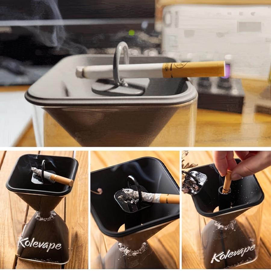 Kolevape 砂時計灰皿 灰皿 砂時計 卓上型 卓上 車用 大容量 車載 はいざら ロングサイズ おしゃれ 高級感 ガラス Kolevape 潤昇ヤフー店 通販 Yahoo ショッピング