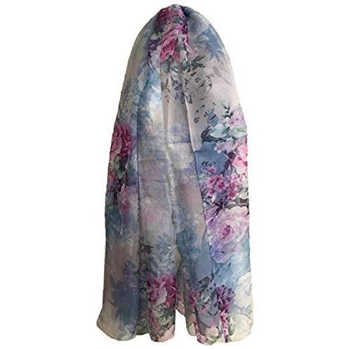 完売 シルクスカーフ 日本製 シルクストール 大判ストール プレゼント好適 8079 ブルー 半額品 Www Skylanceronline Com