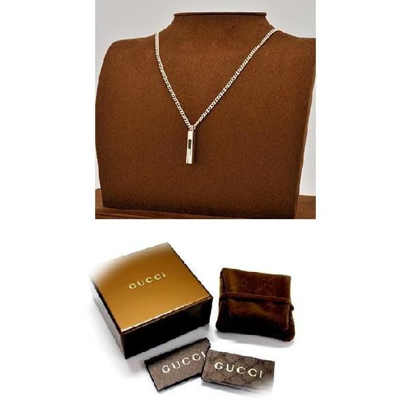 GUCCI グッチ 225055-J8400/8106 ペアネックレス/2個セット/BOX GUCCI グッチ 225055-J8400/8106 ペアネックレス/2個セット/BOX
