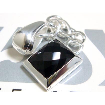 ブラックオニキスフリースタイルペンダントst/シルバーアクセサリーst sale