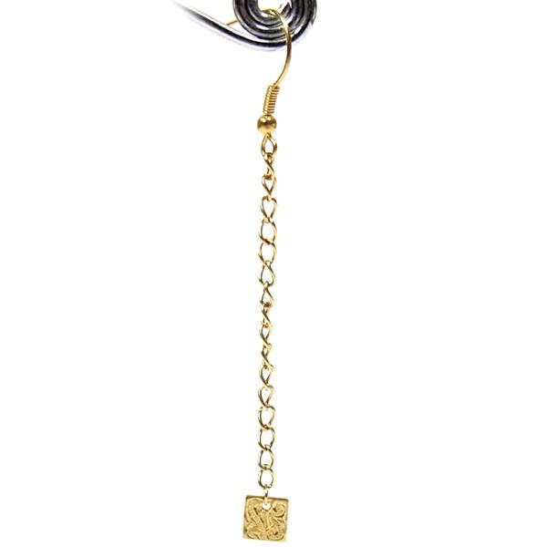 ハワイアンジュエリー ピアス 揺ら揺ら レディース プレゼント 片耳 金属アレルギー対応 サージカル ステンレス  スクロール ぶら下がり | ハワイアンジュエリー | 03