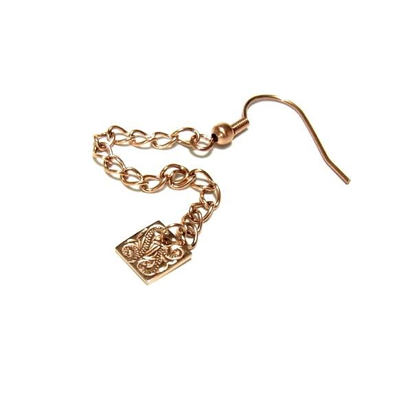 ハワイアンジュエリー ピアス 揺ら揺ら レディース プレゼント 片耳 金属アレルギー対応 サージカル ステンレス  スクロール ぶら下がり | ハワイアンジュエリー | 06