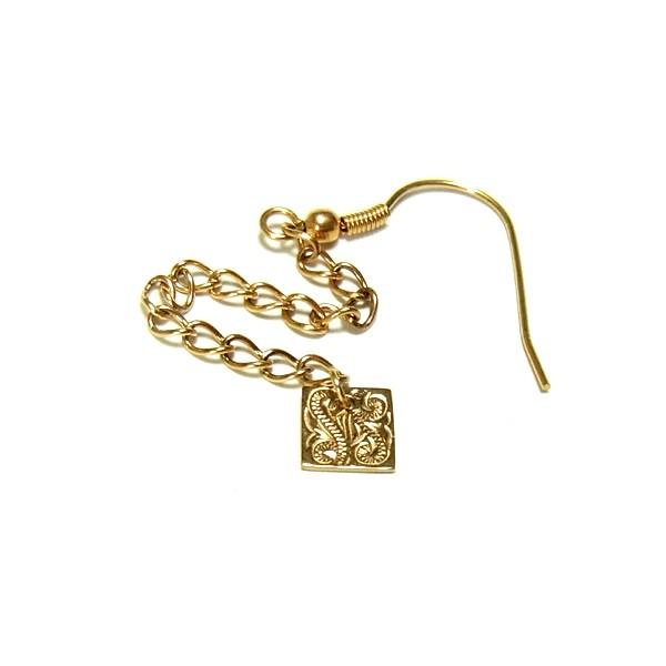 ハワイアンジュエリー ピアス 揺ら揺ら レディース プレゼント 片耳 金属アレルギー対応 サージカル ステンレス  スクロール ぶら下がり | ハワイアンジュエリー | 07