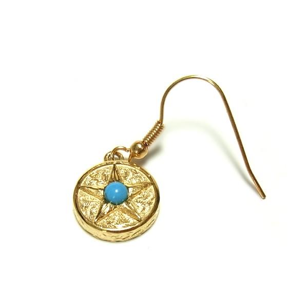 ハワイアンジュエリー ピアス ターコイズ スター レディース プレゼント ブランド 片耳 金属アレルギー対応 サージカル ステンレス  星 | ハワイアンジュエリー | 05