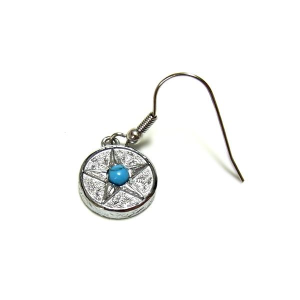 ハワイアンジュエリー ピアス ターコイズ スター レディース プレゼント ブランド 片耳 金属アレルギー対応 サージカル ステンレス  星 | ハワイアンジュエリー | 06