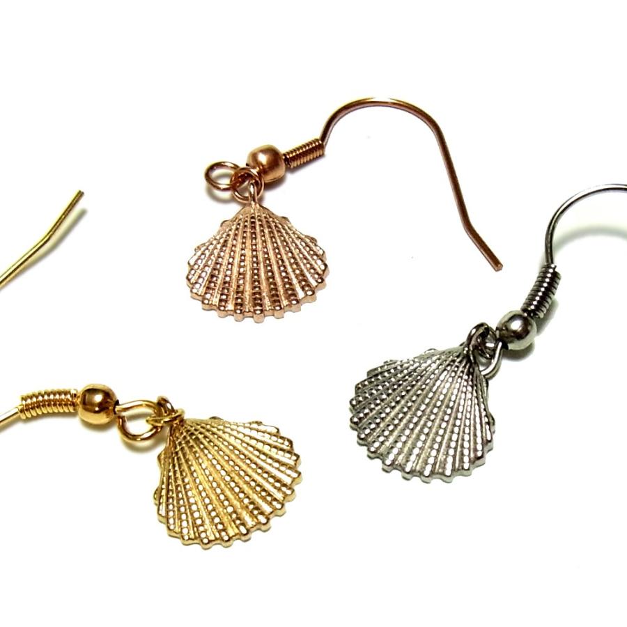 ハワイアンジュエリー ピアス 貝 レディース プレゼント ブランド 片耳 金属アレルギー対応 サージカル ステンレス  シェル | ハワイアンジュエリー