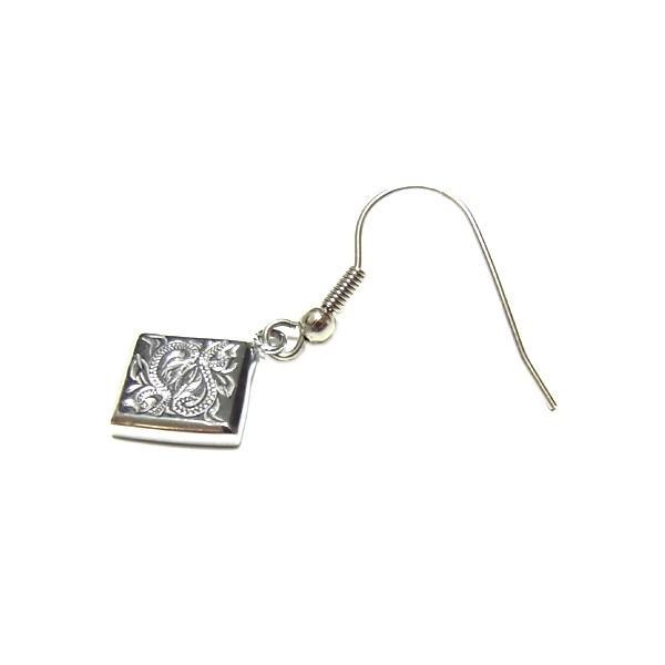 ハワイアンジュエリー ピアス スクロール レディース プレゼント ブランド 片耳 金属アレルギー対応 サージカル ステンレス  波 | ハワイアンジュエリー | 01