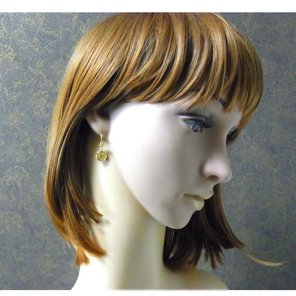 ハワイアンジュエリー ピアス メダル コイン レディース プレゼント 片耳 金属アレルギー対応 サージカル ステンレス  スクロール カレイニキニ | ハワイアンジュエリー | 15