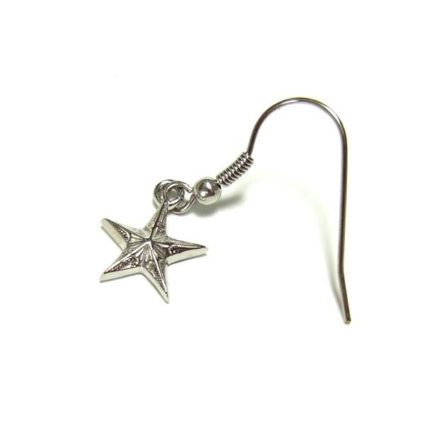 ハワイアンジュエリー ピアス スター レディース プレゼント 片耳 金属アレルギー対応 サージカル ステンレス  星 | ハワイアンジュエリー | 07