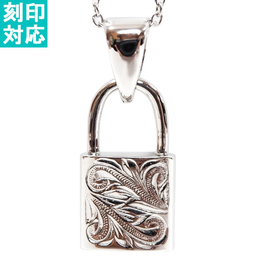 ハワイアンジュエリー ネックレス パドロック 南京錠 チェーン付 ハワイアンジュエリー ネックレス パドロック 南京錠 チェーン付