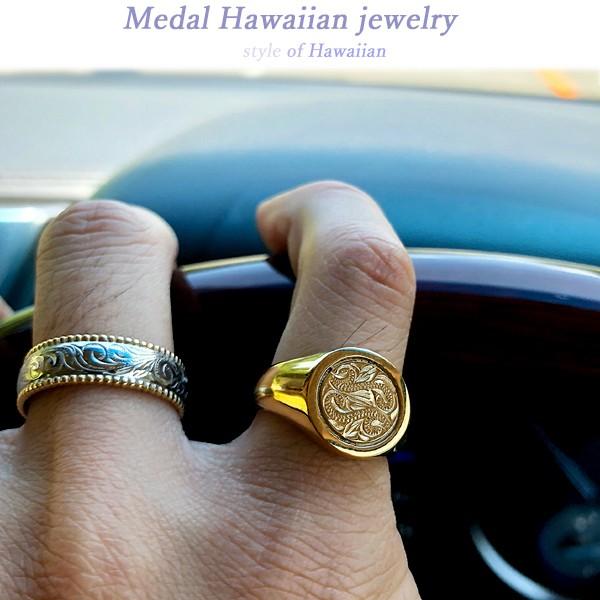 14Kイエローゴールドプルメリア リング ハワイアンジュエリー Amazon | アロハモニ ハワイアンジュエリー リング 14K 刻印