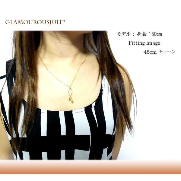 julip】スワロフスキー14Kゴールドフィルドネックレス/シャンパン