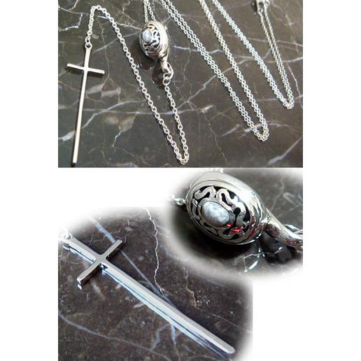【Defender】ディフェンダーターコイズシルバーネックレスst/シルバー/ロザリオ/ネックレス/ギフト/プレゼント ju8 年度末 saleの画像