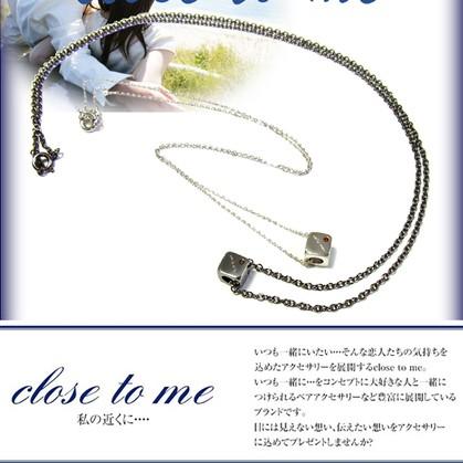送料無料 close to me レッドダイヤモンドペアネックレス ブラック シルバー925 クロストゥミー プレゼント ギフト sale_4