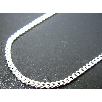 シルバーアクセサリー】イタリア産 幅0.1cm喜平シルバーチェーン 