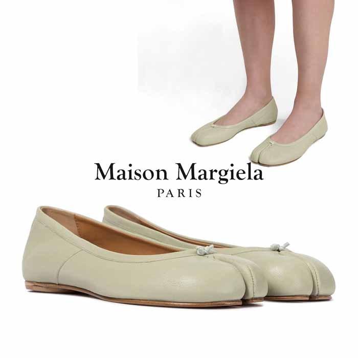 Maison Margiela メゾン マルジェラ TABI フラット・バレーシューズ ライトグリーン :bym01092341:JURER ヤフーショップ - 通販 - Yahoo!ショッピング