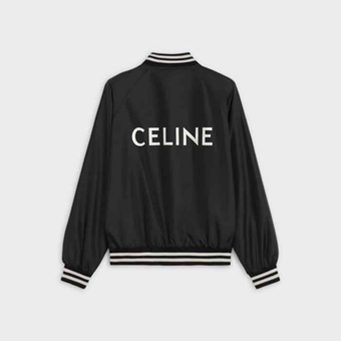 セリーヌ CELINE テディブルゾン ナイロン ジャケット 2W365495M.38NO ブラック(67500円)