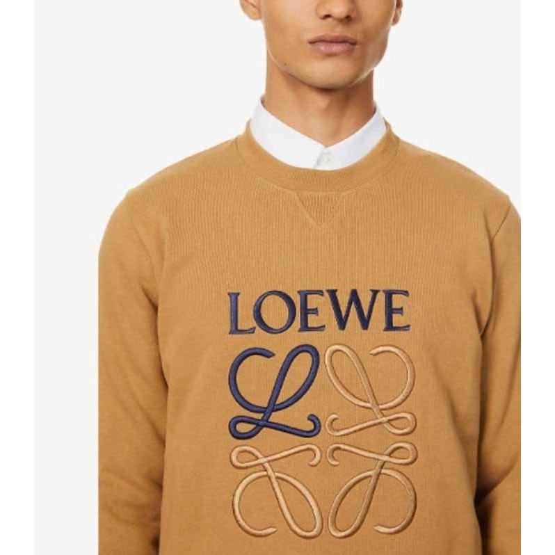 ロエベ LOEWE アナグラム コットンスウェット トレーナー キャメル :bym01151029:JURER ヤフーショップ - 通販