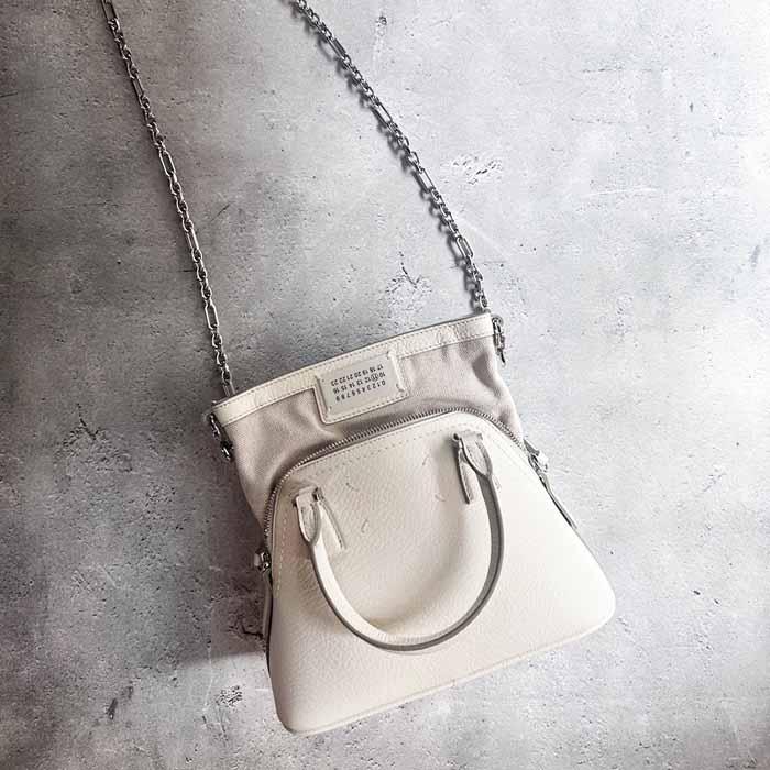 メゾン マルジェラ Maison Margiela 5AC マイクロバッグ ホワイト