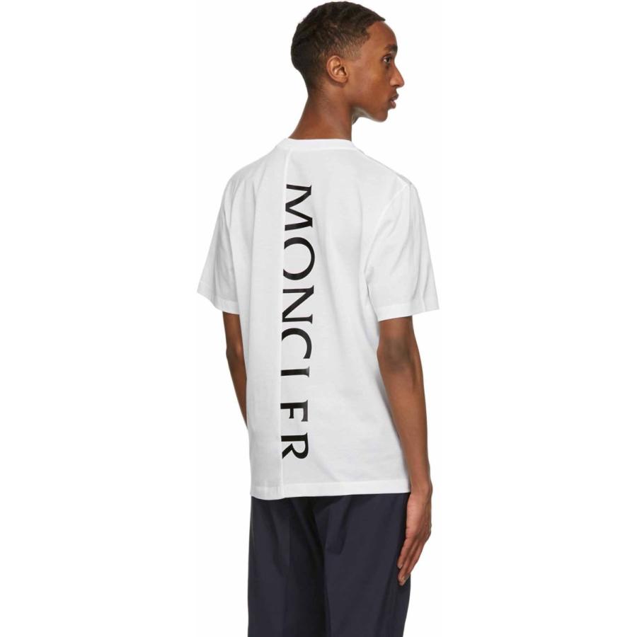 モンクレール Moncler バックレタリング ロゴ Tシャツ :bym01201156