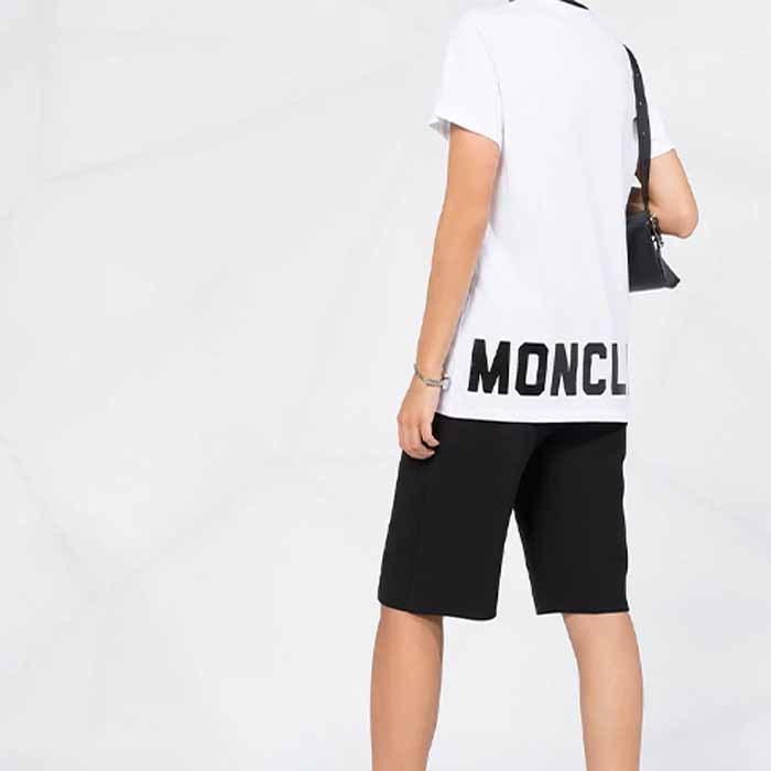 モンクレール MONCLER バック ロゴTシャツ 8C77810V8161 ホワイト モンクレール MONCLER バック ロゴTシャツ 8C77810V8161 ホワイト