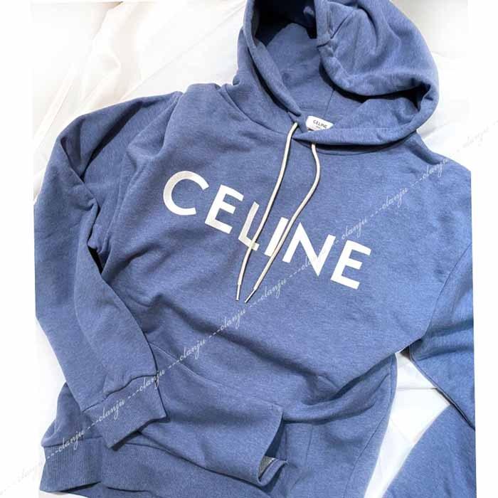セリーヌ CELINE ルーズ スウェットシャツ パーカー 2Y369670Q.07BW