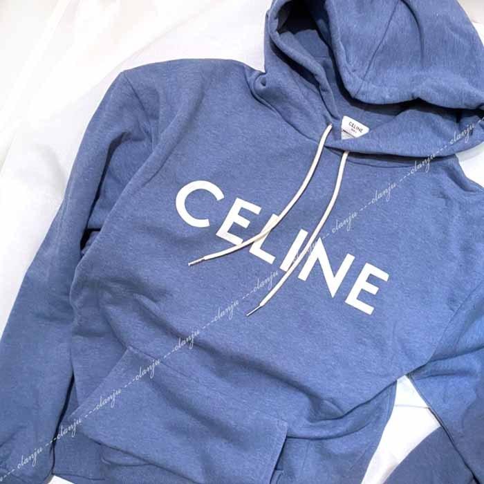 セリーヌ CELINE ルーズ スウェットシャツ パーカー 2Y369670Q.07BW