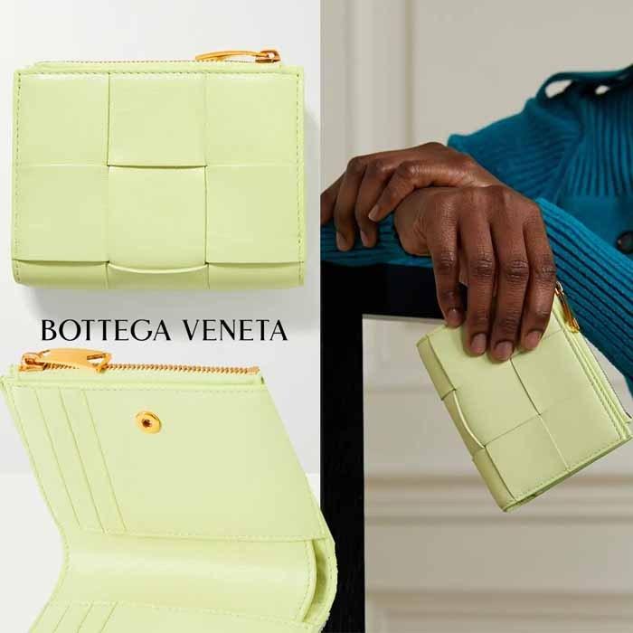 ボッテガヴェネタBOTTEGA VENETA カセット イントレチャート レザー 二つ折り財布 レモン ウォッシュド  :bym02092225:JURER ヤフーショップ - 通販 - Yahoo!ショッピング