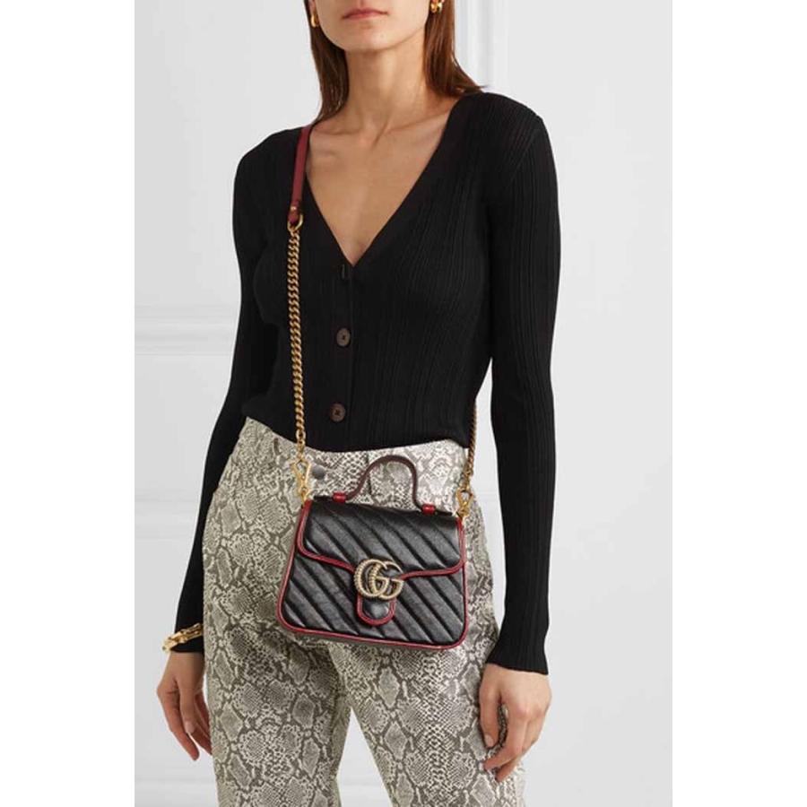 グッチ GUCCI GGマーモント ミニ トップハンドルバッグ グッチ GUCCI GGマーモント ミニ トップハンドルバッグ