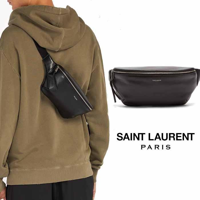 サンローラン Saint Laurent レザー ベルトバッグ ウエストポーチ ブラック :bym02181230:JURER ヤフーショップ -  通販 - Yahoo!ショッピング