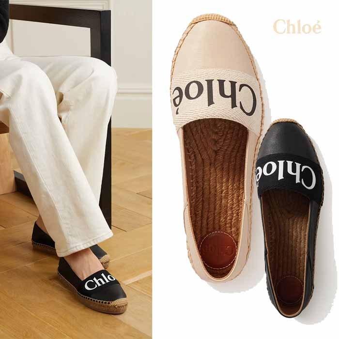 クロエ Chloe WOODY エスパドリーユ シューズ フラット :bym02242257