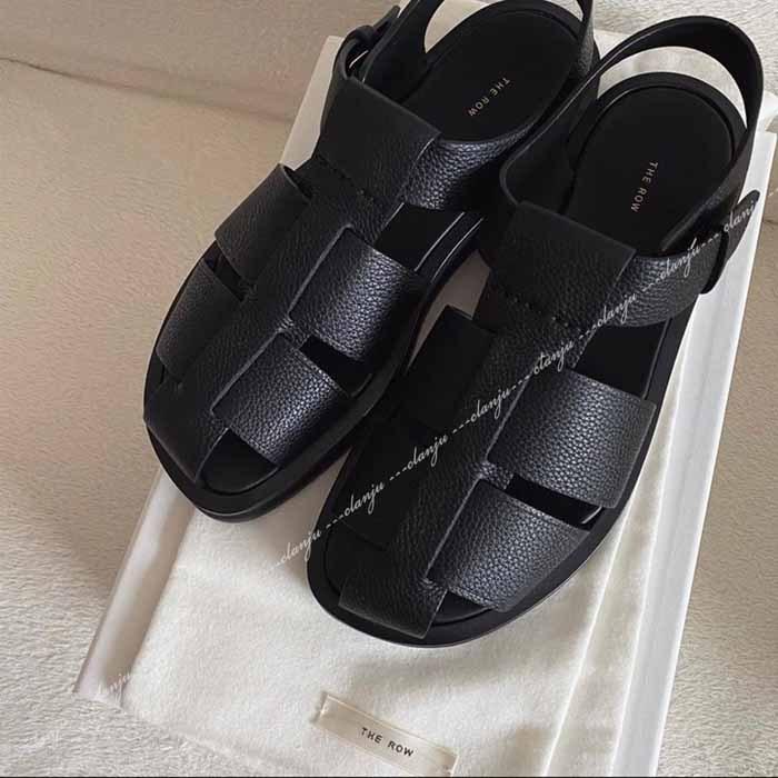 ザ・ロウ THE ROW Fisherman フィッシャーマン レザー サンダル