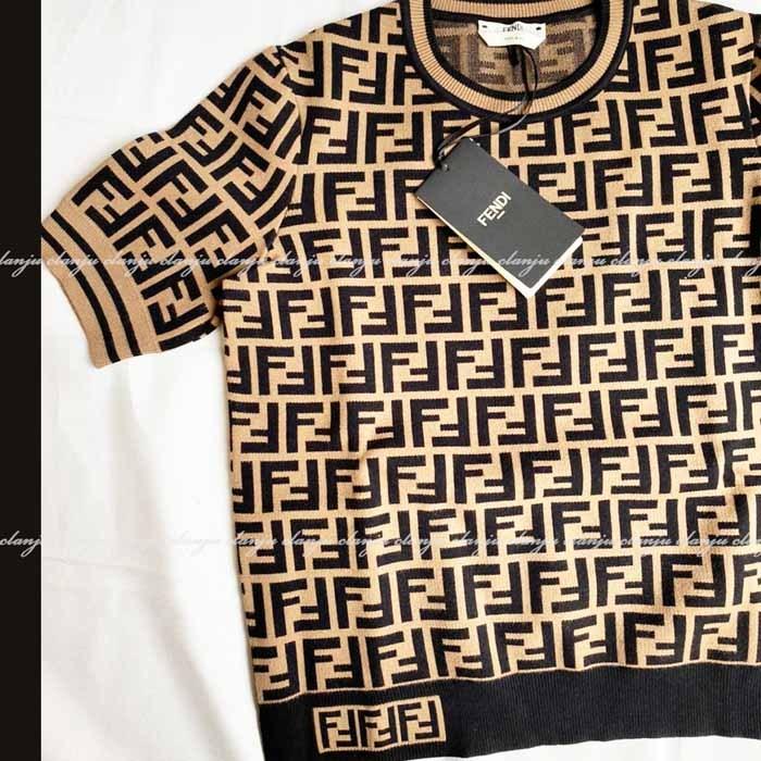 フェンディ FENDI FFロゴ マルチカラーファブリックニットセーター