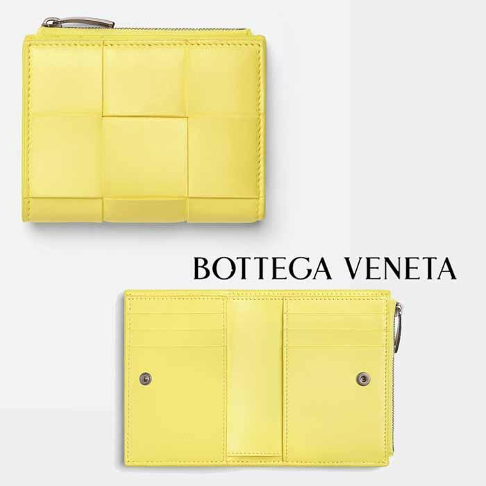 ボッテガヴェネタBOTTEGA VENETA カセット イントレチャート レザー 二