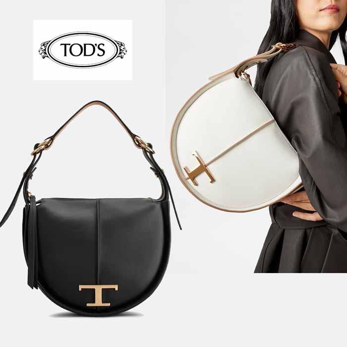 トッズ TOD'S T タイムレス ホーボーバッグ ショルダーバッグ スモール