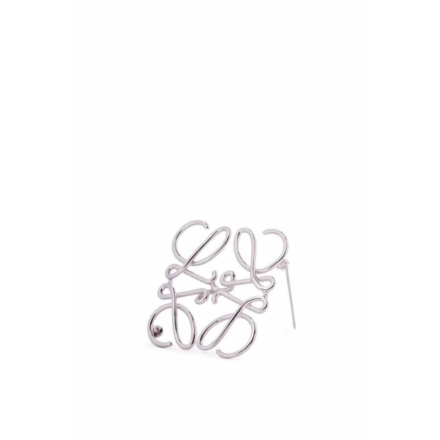ロエベ LOEWE アナグラム ブローチ Anagram brooch シルバー/ゴールド