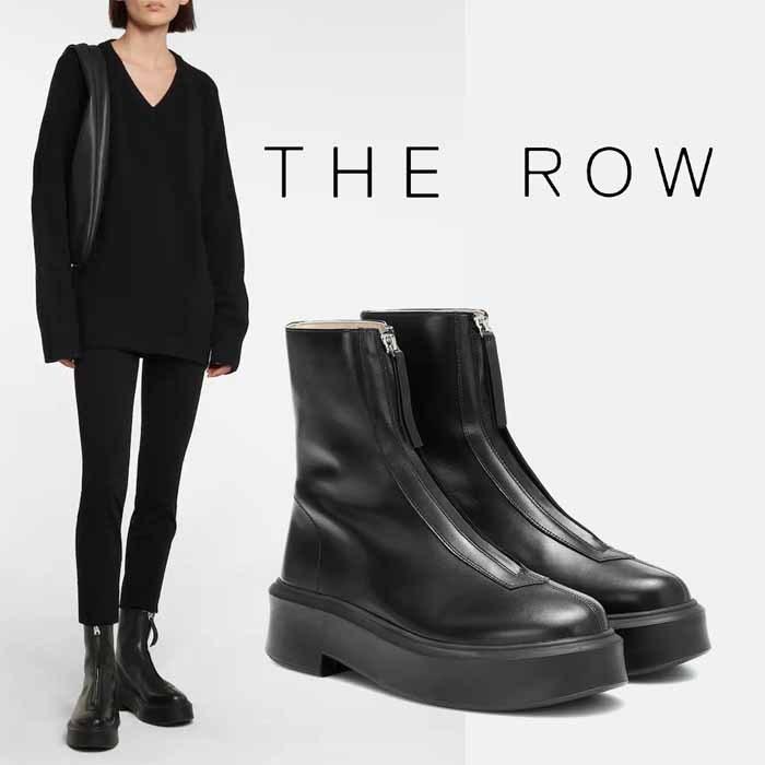 THE ROW ZIPPED BOOT ブーツ ザロウ ジップブーツ - ブーツ