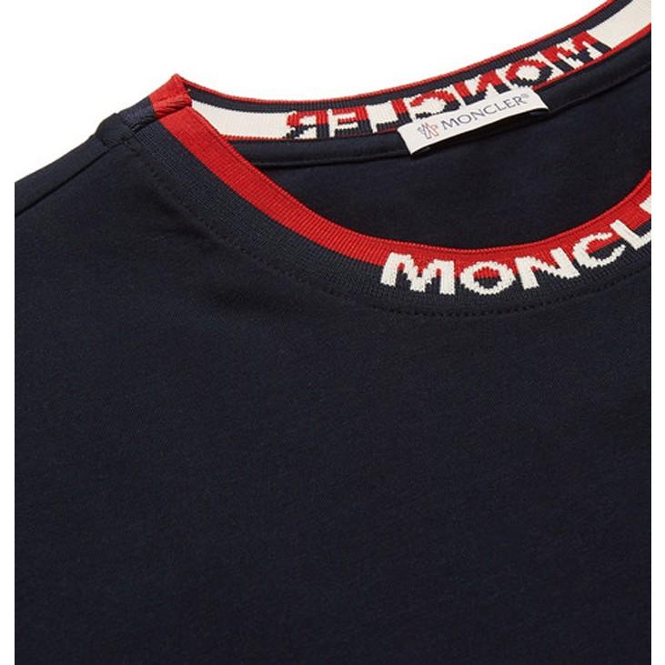 モンクレール MONCLER トリコロール ロゴ コットンTシャツ ネイビー :bym06131151:JURER ヤフーショップ - 通販