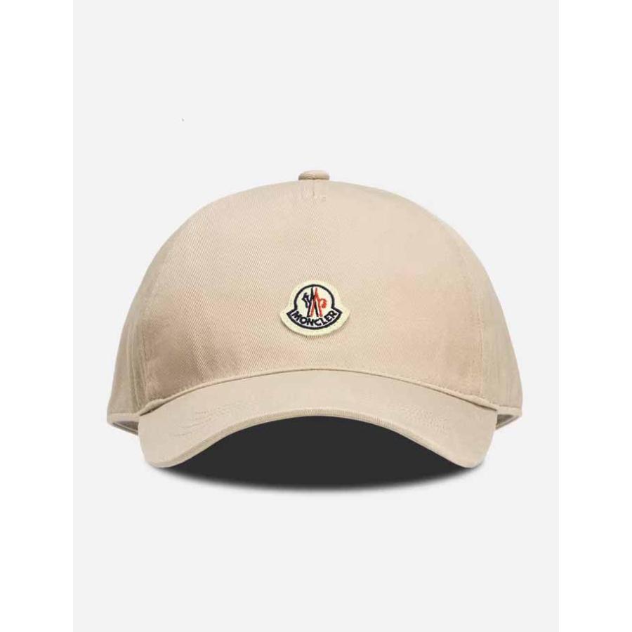 モンクレール MONCLER ロゴ ベースボールキャップ 帽子 I10933B00040V0006 ブラック ベージュ