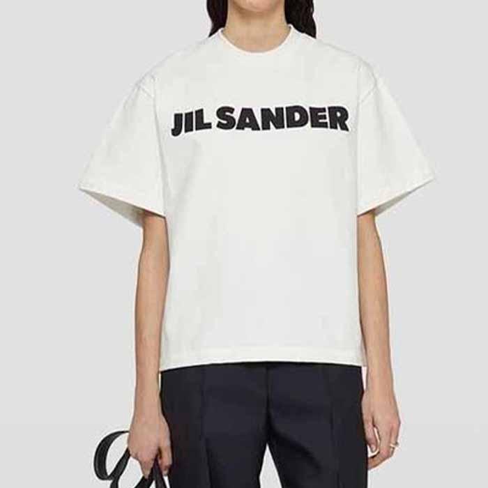ジルサンダー JIL SANDER ロゴ プリント Tシャツ ホワイト